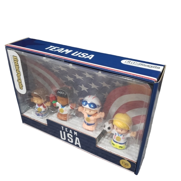 Fisher Price Little People Collection Team USA Olympics Summer 2020 Collectible - Picture 3 of 6